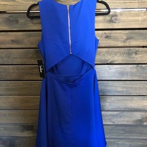 Royal blue Lulus short swing dress